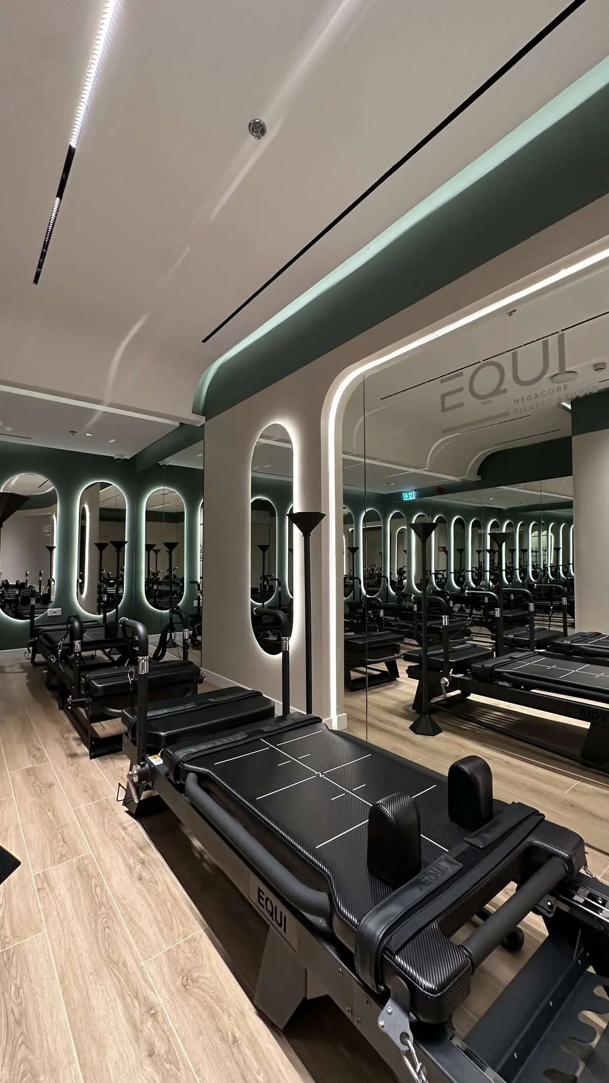 Megacore Pilates training space at EQUI studio near Meydan, Dubai